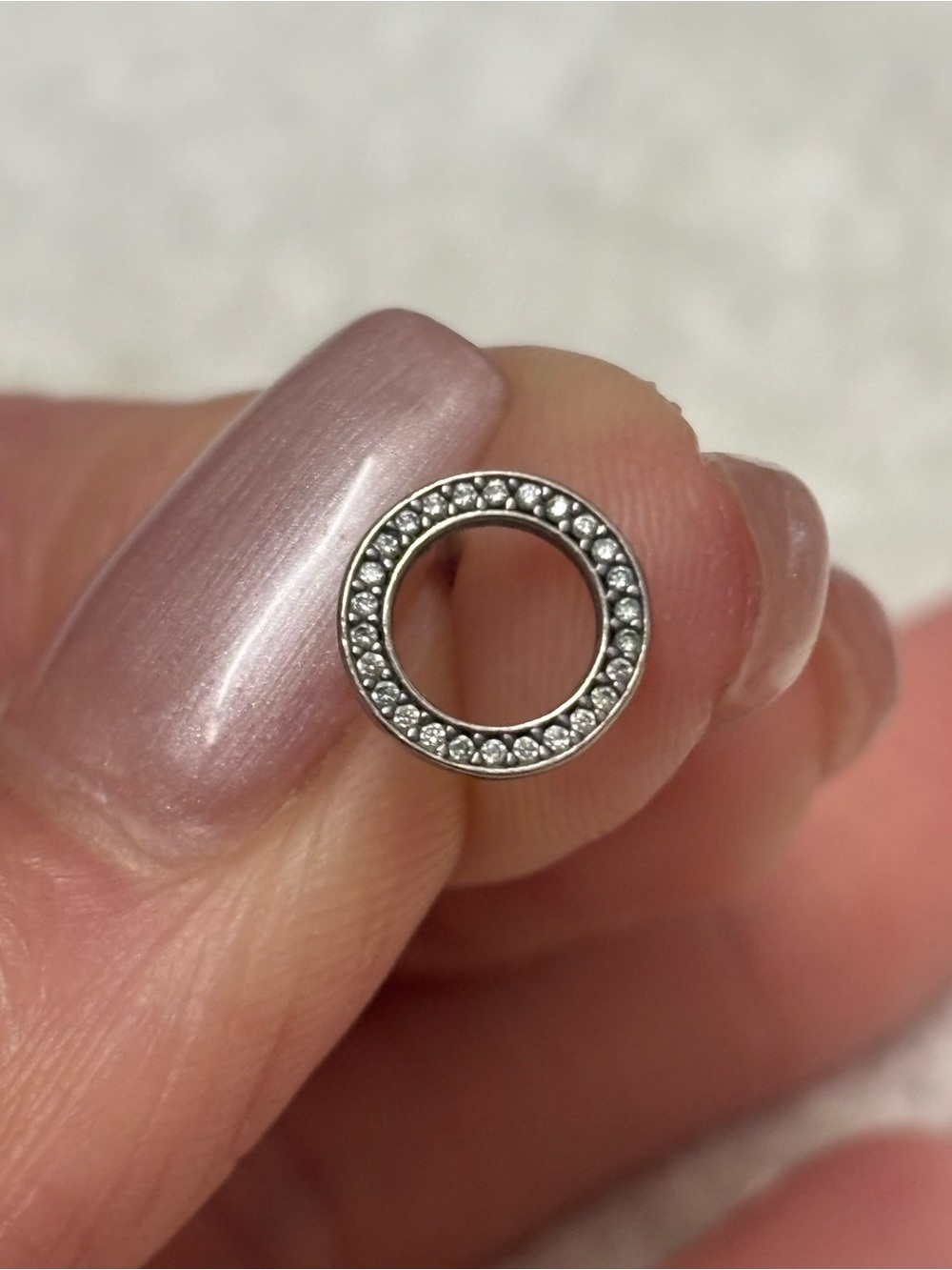 Authentic Pandora Single Stud Earring - Picture 2 of 5